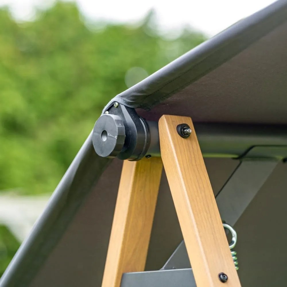 Balansoar de terasa Herning gri/maro L232 cm
