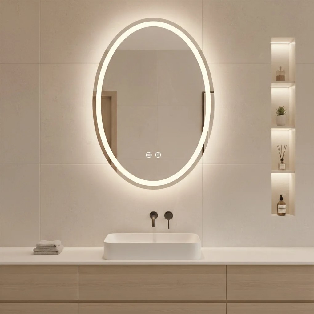 Oglindă LED Marco 50x70 cm