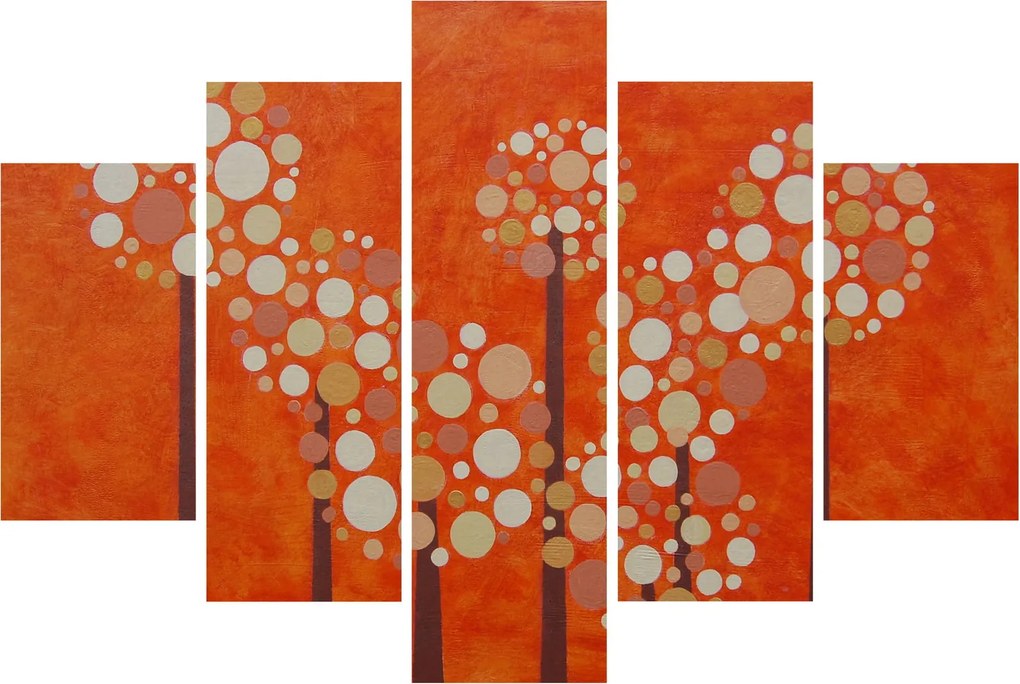 Tablou - Pădurea portocalie (150x105 cm)