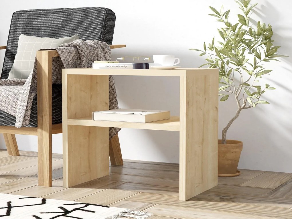 Măsuță laterală Puvonu (stejar). Promo -6%. 1094717
