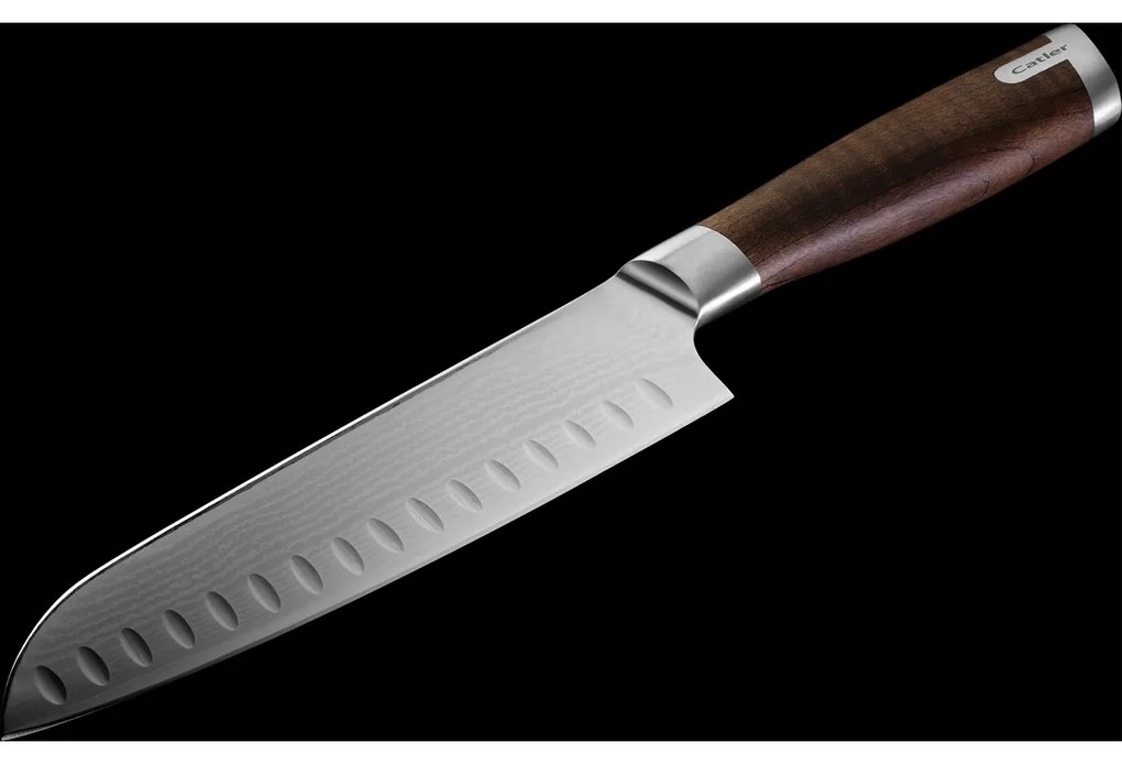 Cuțit japonez Santoku Catler DMS 178