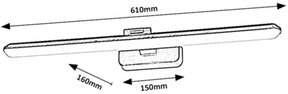 Aplică LED pentru tablouri NABIL LED/15W/230V 4000K alb Rabalux 71148