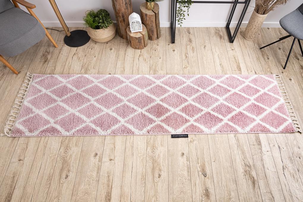 Covorul, Traversa BERBER TROIK roz — pentru bucătărie, hol și coridor