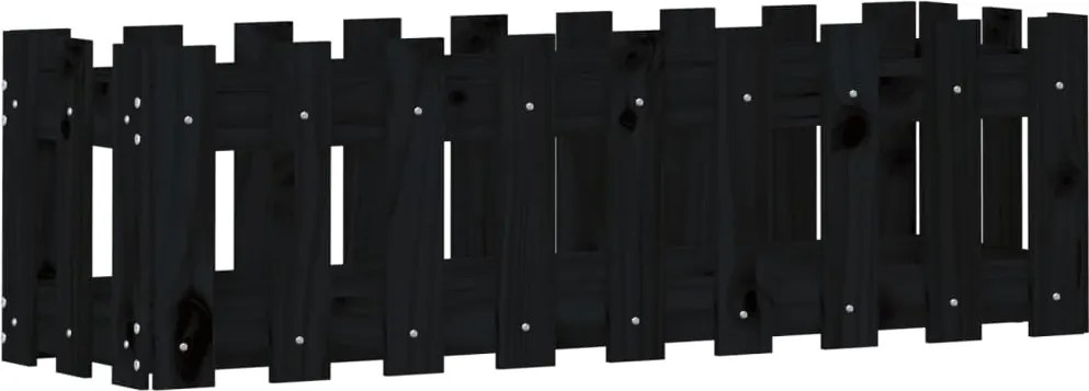 vidaXL Pat înălțat grădină design gard 100x30x30 cm lemn de pin tratat