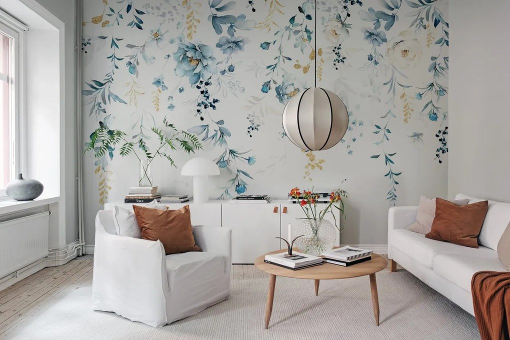 Tapet Floral Drape, Rebel Walls