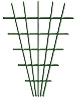 Suport plante cataratoare, metal plastifiat, verde, 4/4.7 mm, 75x5x145 cm