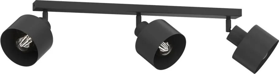 Corp de iluminat cu spoturi PARKLA 3xE27/15W/230V negru