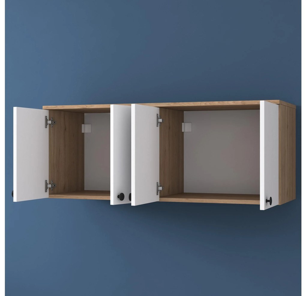 Dulap suspendat Dopibe 1 (Nuc + alb) . 1094239
