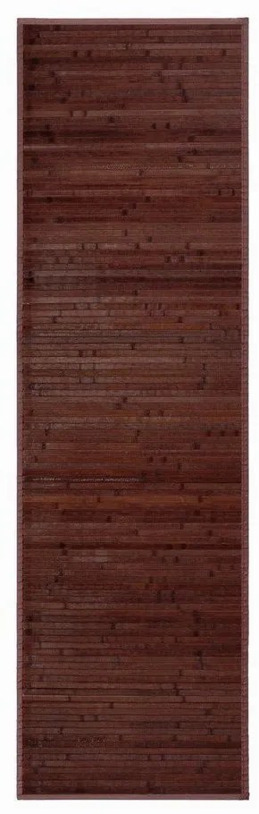 Covor maro închis din bambus 60x200 cm – Casa Selección