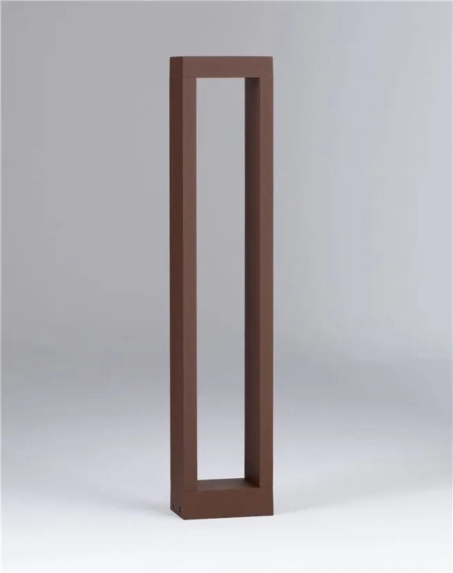 Stalp exterior LED 3000K IP65 DOLIX corten, H-60cm
