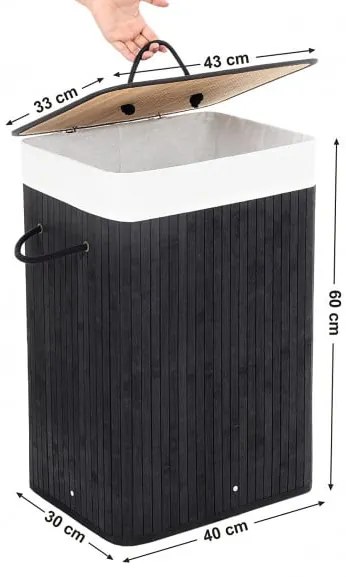 Cos Rufe Woody Negru