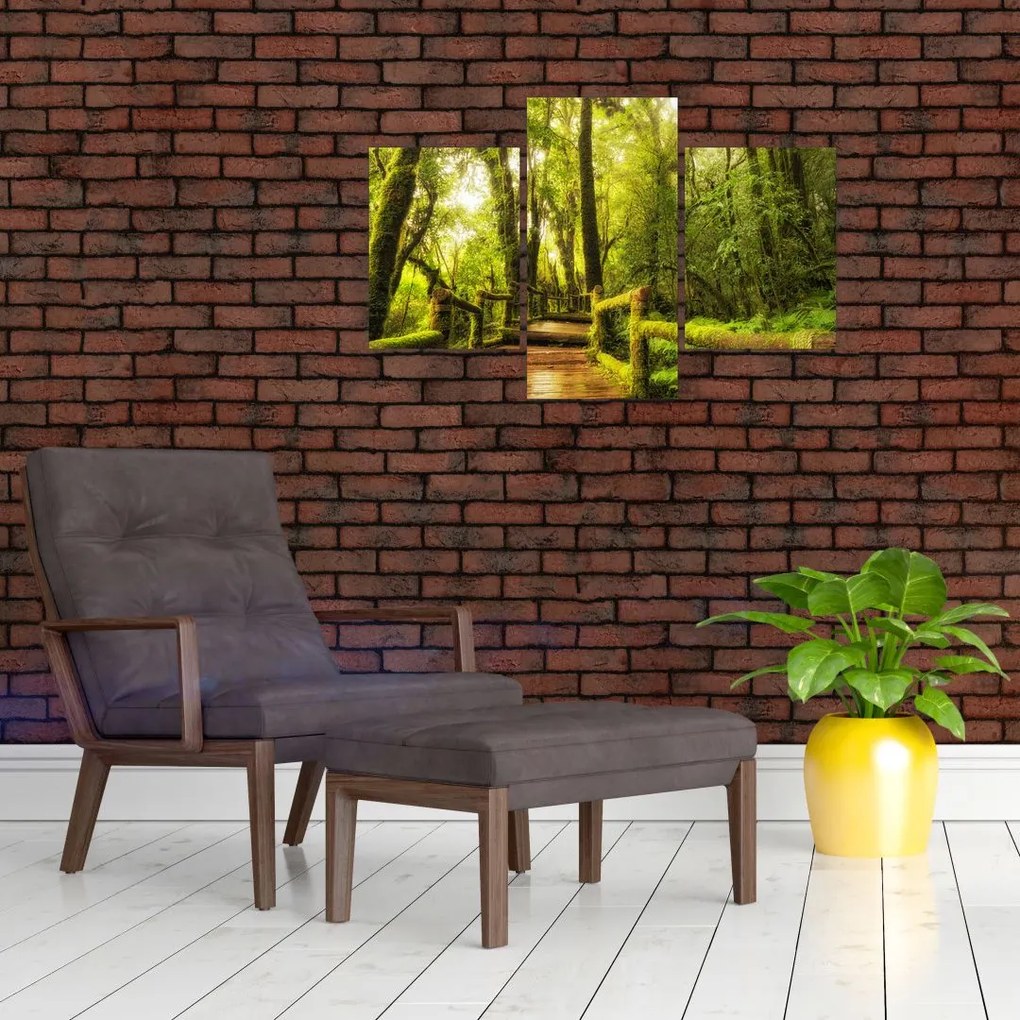 Tablou junglei cu mușchi (90x60 cm)