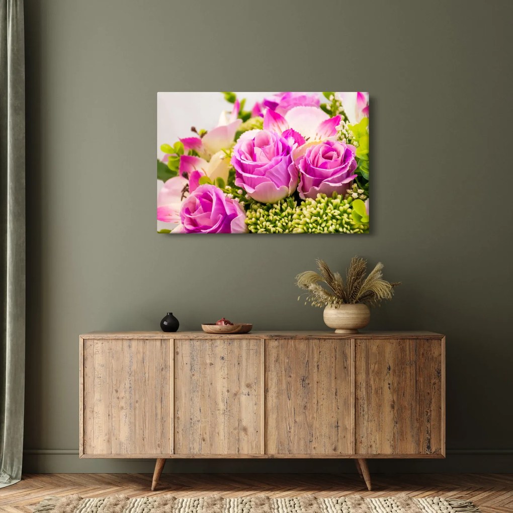Tablou cu trandafiri (90x60 cm)