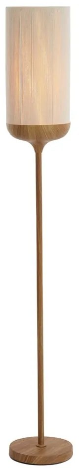 Lampadar în culoare naturală cu abajur textil (înălțime 159 cm) Dania – Light &amp; Living