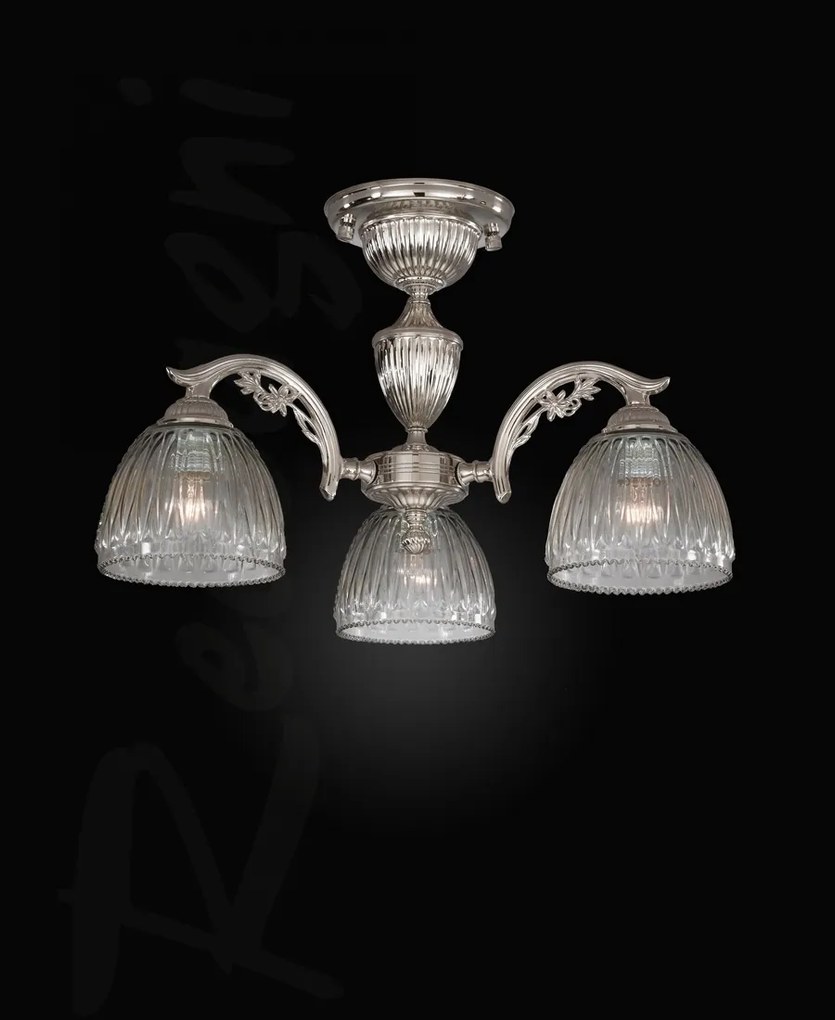 Lustra aplicata cu 3 brate realizata manual design italian 9800