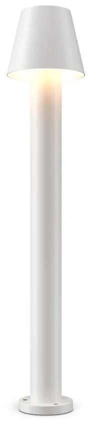 Stalp LED mic pentru iluminat exterior IP65 Harz alb