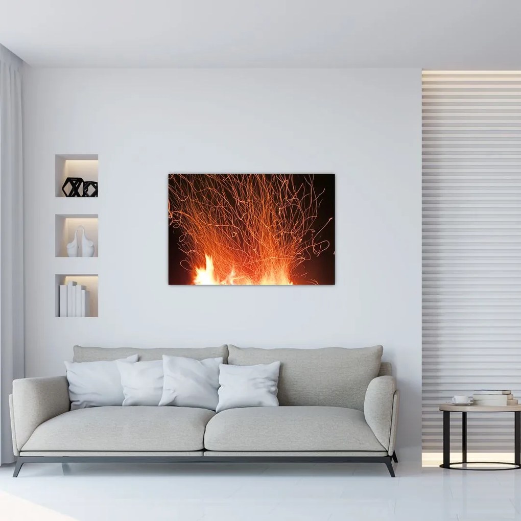 Tablou cu focul (90x60 cm)
