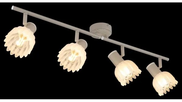 Globo 54317-4 - Plafonieră cu spoturi PLANTA 4xE14/40W/230V