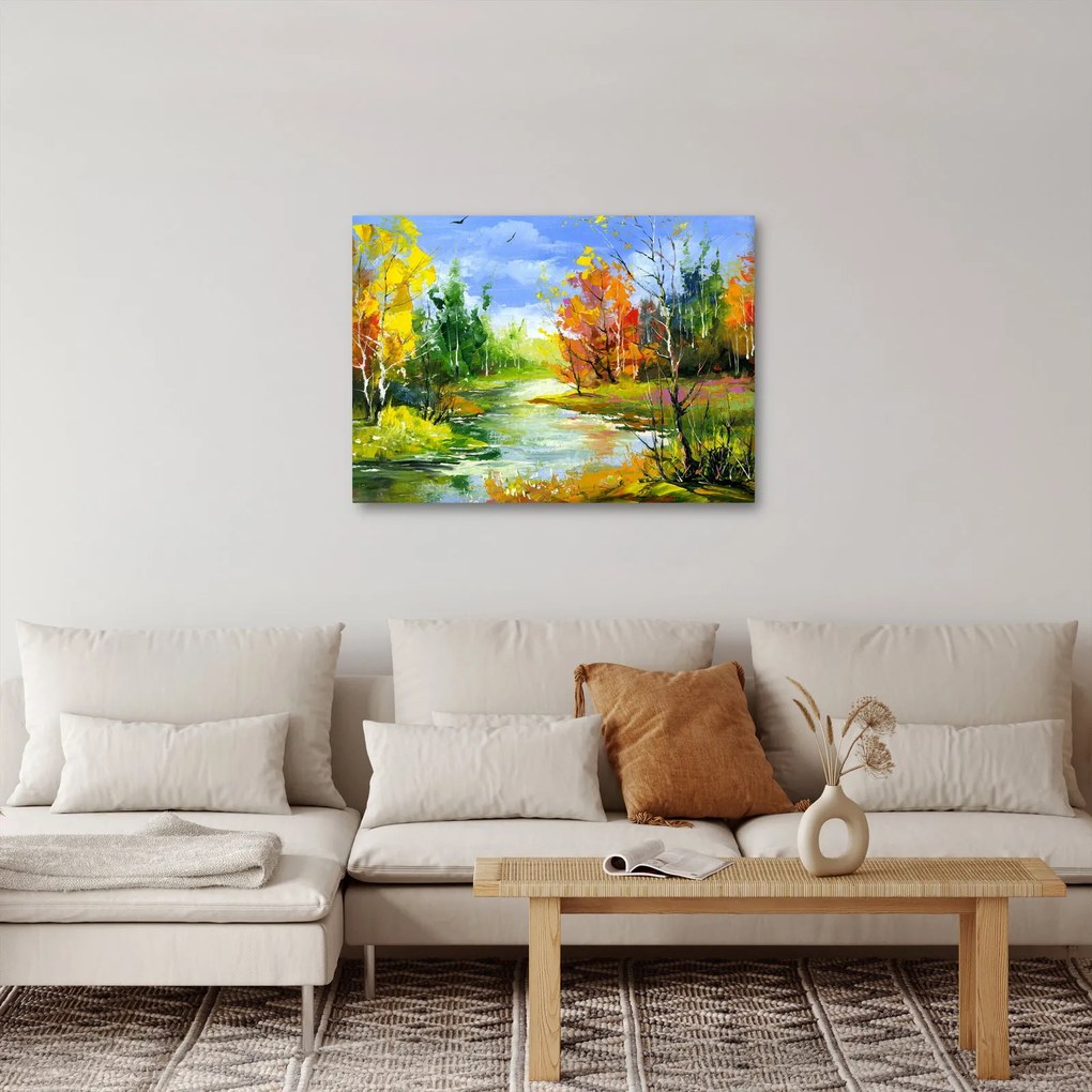 Tablou - Peisaj - pictură (70x50 cm)