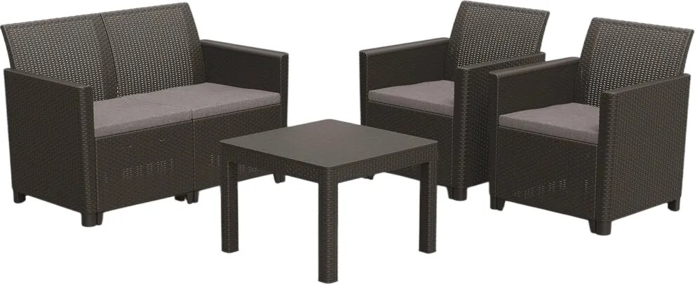 Set de grădină Keter Claire grafit