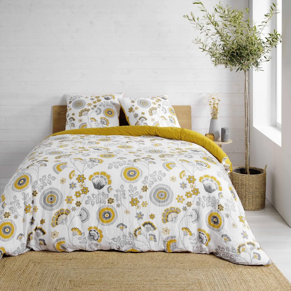 Set de pat cu imprimeu GARANCE, 240 x 220 cm