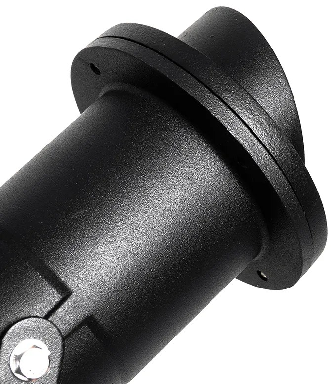 Set de 3 proiectoare de grădină cu țăruș negre, inclusiv cablu și ștecher IP65 - Done
