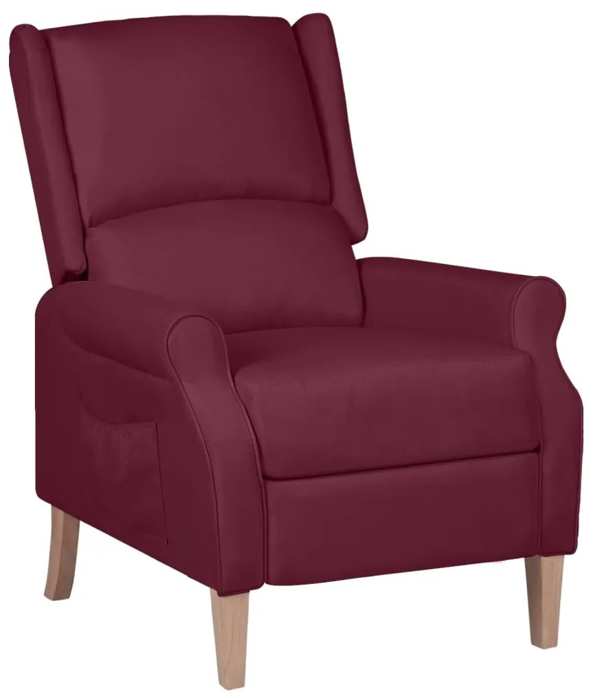 Fotoliu rabatabil, violet, material textil