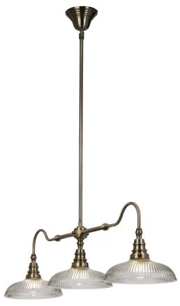 Cottex T9043A - Lustră cu tijă SNOOKER, 3 x E27, 60W, 230V