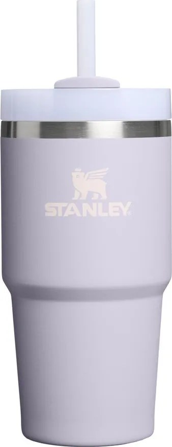 Termos mov lavandă cu pai din oțel inoxidabil 600 ml Quencher H2.O FlowState™ Tumbler Purple Dust – Stanley