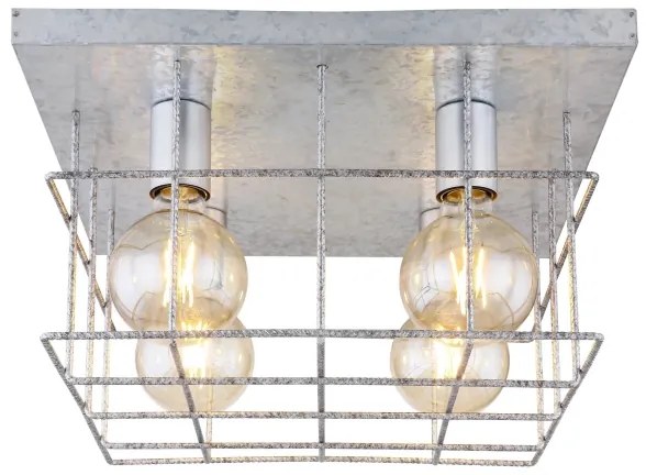 Plafonieră Globo 15530Z-4D MERRIL 4xE27/60W/230V