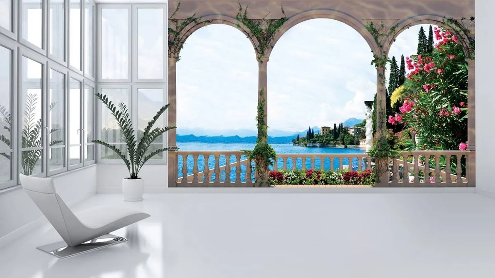 Fototapet - Țara lacului Arches (152,5x104 cm)