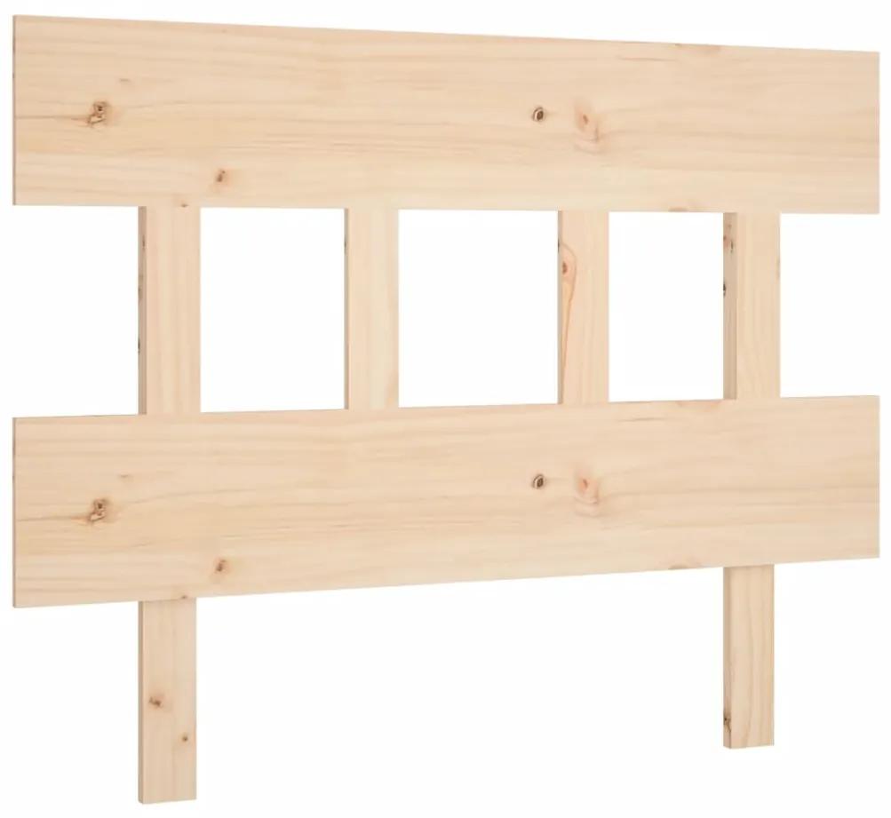 Tablie de pat, 103,5x3x81 cm, lemn masiv de pin 1, Maro, 103.5 x 3 x 81 cm