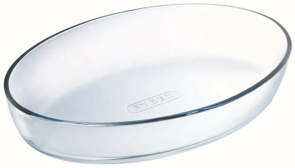 Pyrex Vas de sticlă pentru cuptor oval 2,2 l, 30 x21 x 6 cm