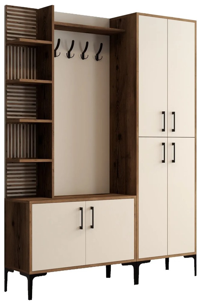 Cuier Viyana DA - Walnut, Cream