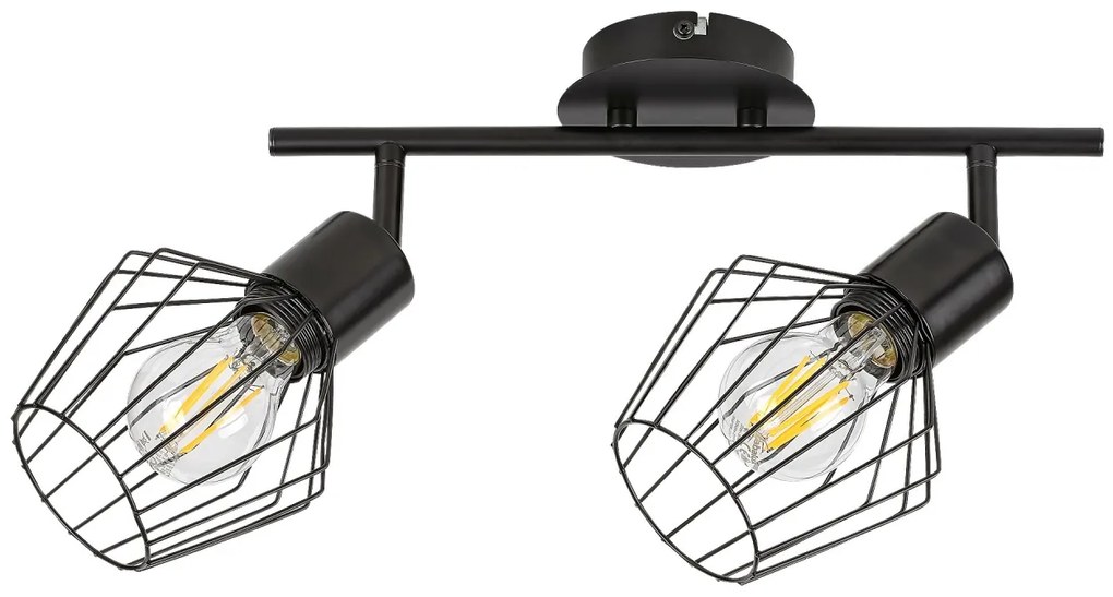Aplica de perete / tavan metal stil industrial Belano 2L