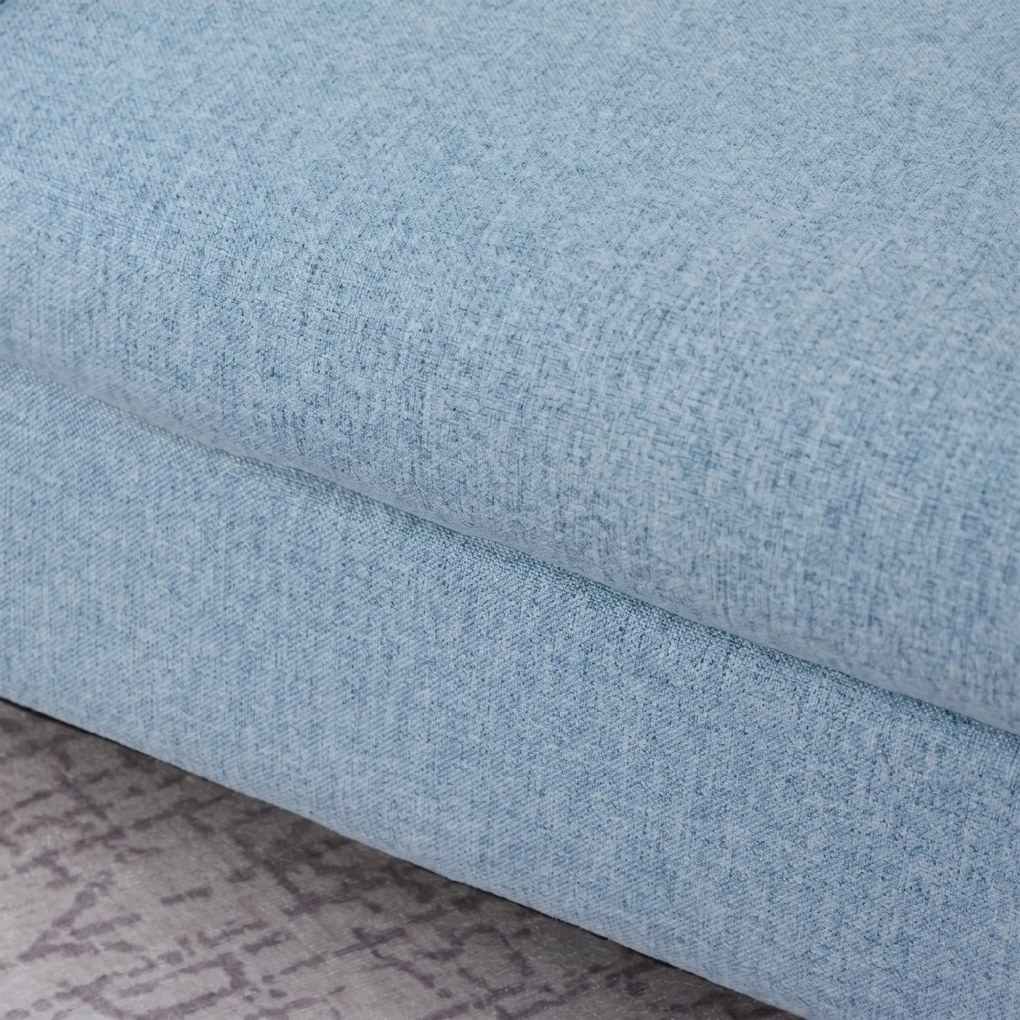 HOMCOM Scaun pentru Camera Copiilor în Material Textil Max. 65 kg 49x45x44cm Albastru | Aosom Romania