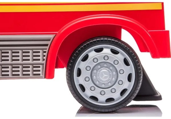 Bicicletă fără pedale Mercedes C-Class mașină de pompieri, roșu