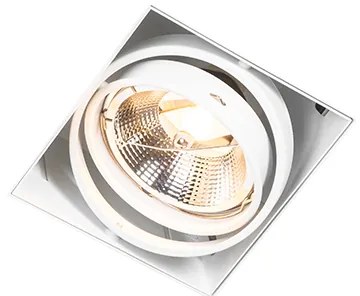 Spot integrat alb GU10 AR111 fără cadru reglabil - Oneon