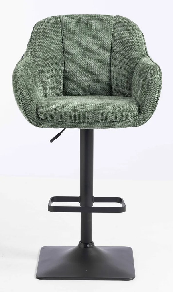 HR2055KW Scaun Verde Salvie Grid Premium cu Bază Neagră