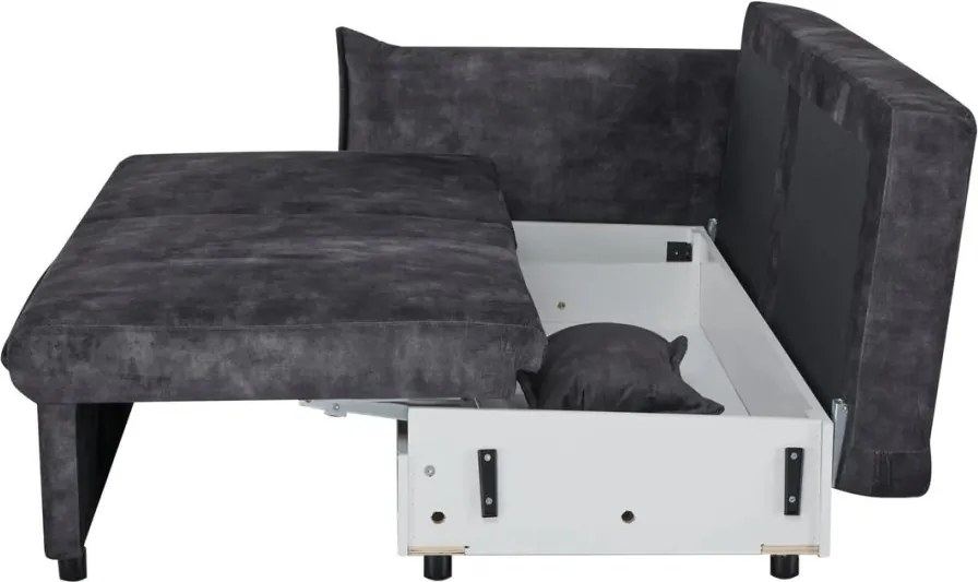 Canapea extensibila, Catifea Gri APARTMENT 215cm