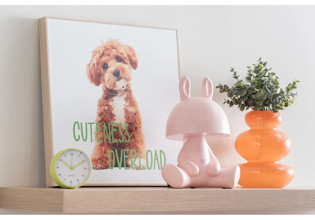 Karlsson 6010GR ceas cu alarmă design galben,diametru 9 cm