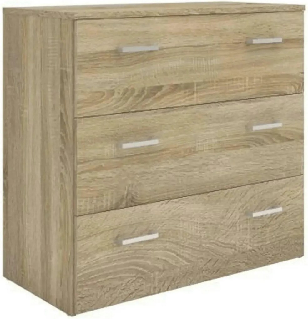 Comoda GARBO 3, stejar sonoma, PAL melaminat, 74x36x70 cm