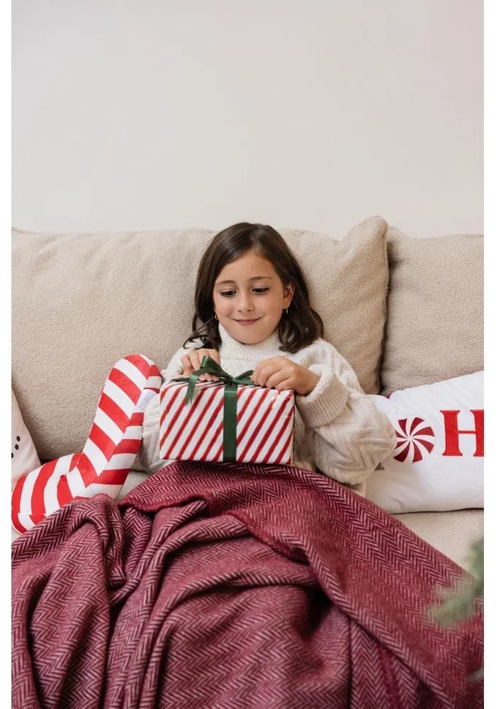 Pernă decorativă 50x30 cm cu model de Crăciun Candy Cane – Catherine Lansfield