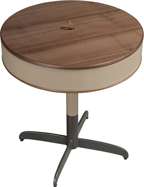 Masuta rotunda LUX Walnut