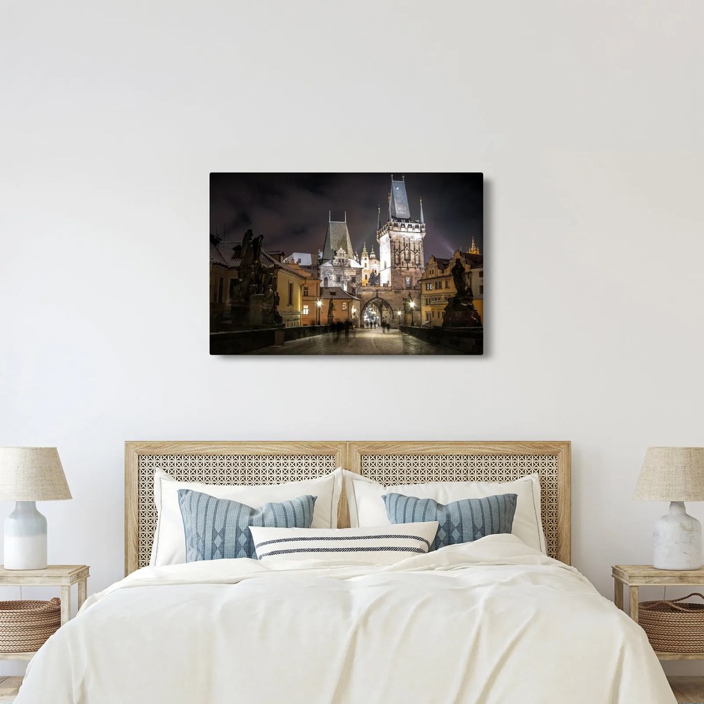 Tablou cu Poarta de pulbere iluminată (90x60 cm)