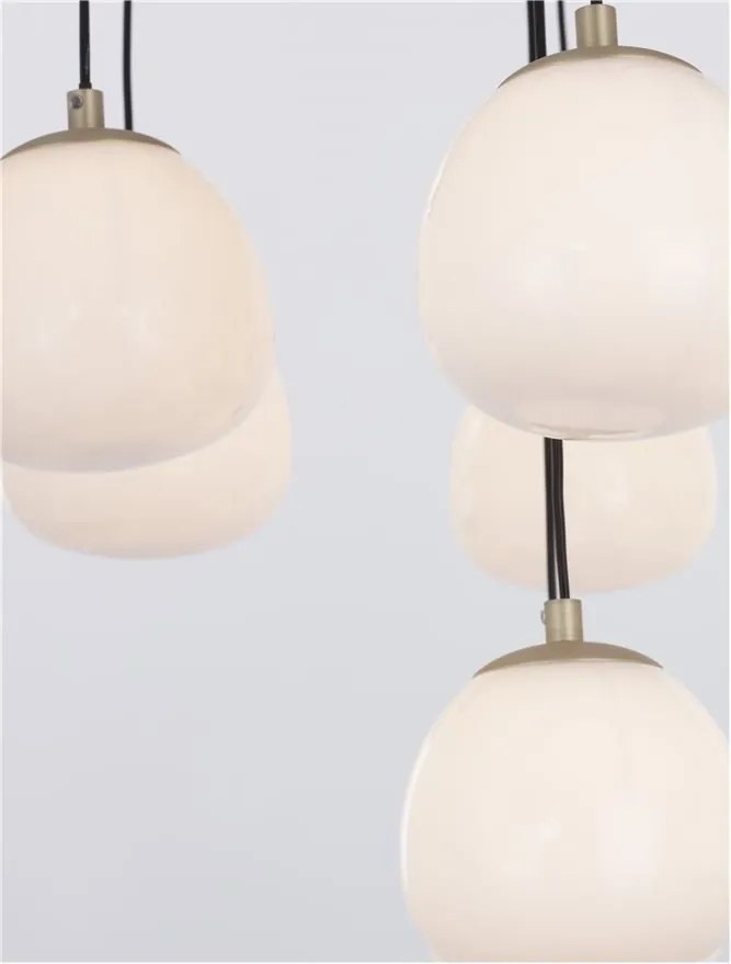 Lustra moderna design deosebit cu 12 de surse de lumina THE EGG