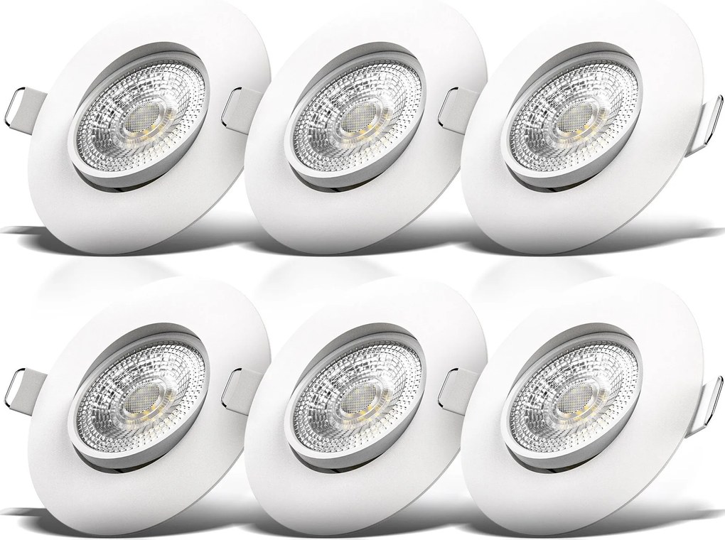 BKLICHT LED Set 6 spoturi 9/3 cm