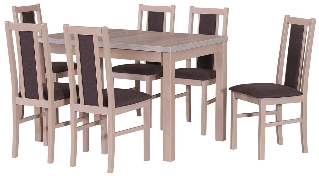 Set masă scaune pentru sufragerie Kyman (pentru 4 până la 6 persoane). 608101