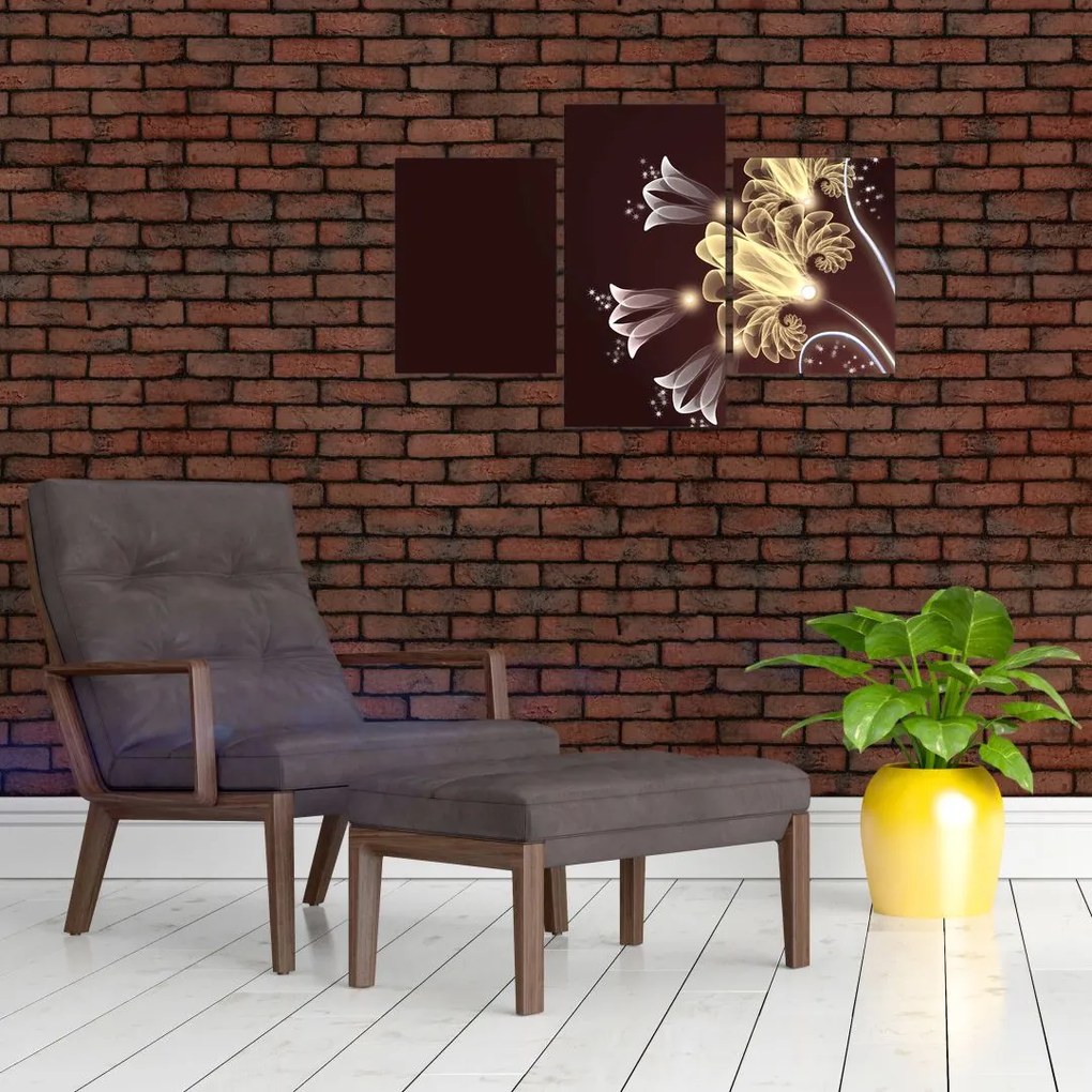 Tablou - Flori strălucitoare (90x60 cm)