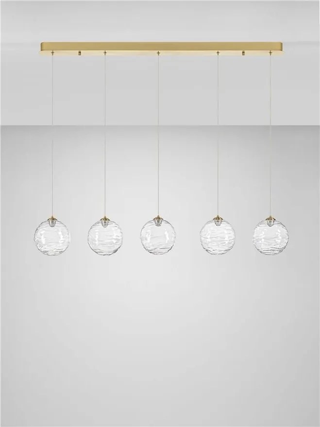 Lustra LED liniara design decorativ 2700K BLAZIK